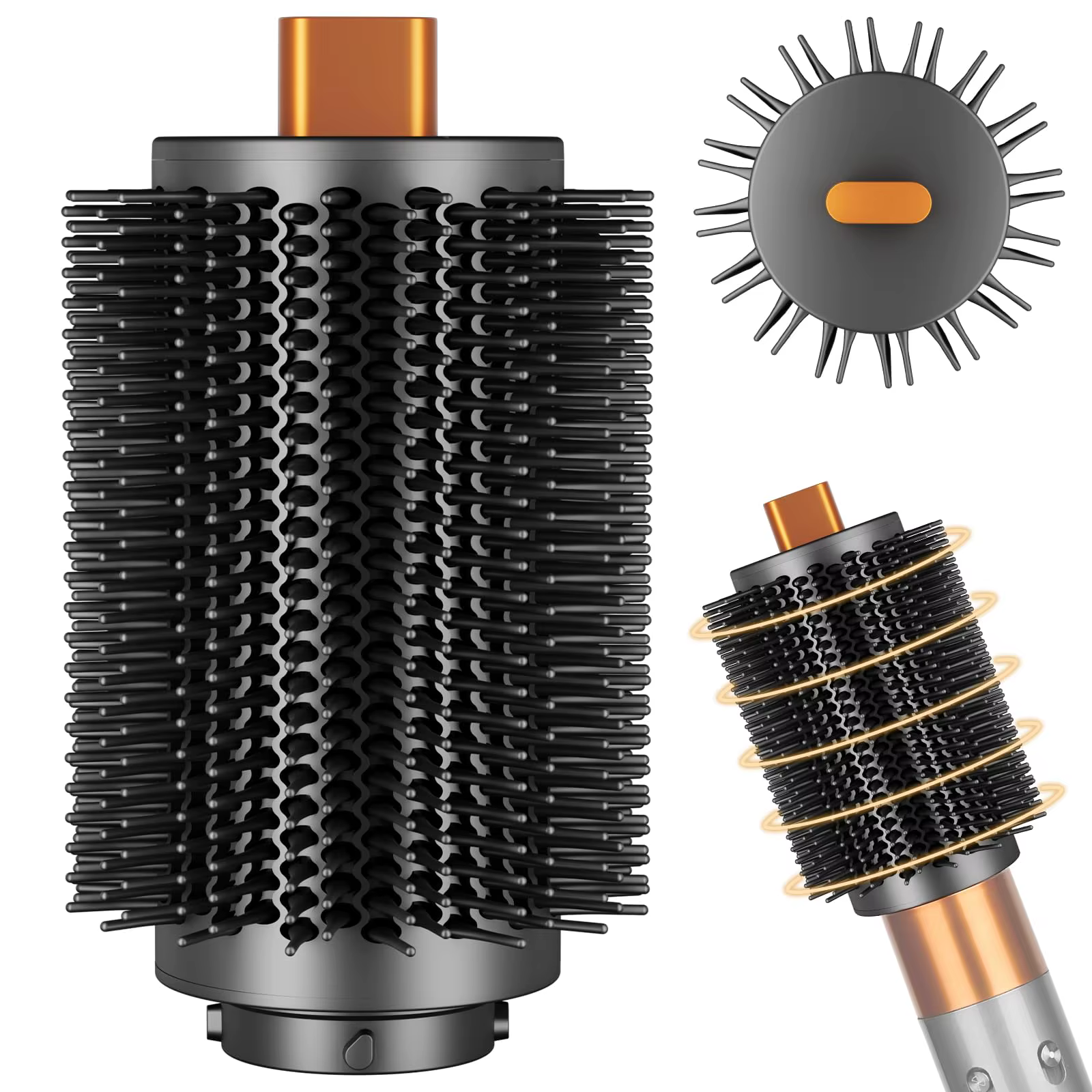 Grande brosse ronde volumisante, peigne à boucler pour accessoires Dyson Airwrap, plus grande brosse