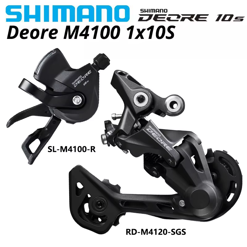 Shimano Deore M4100 1x10S vtt vélo dérailleurs groupe SL-M4100 manette de vitesse levier RD-M4120 RD