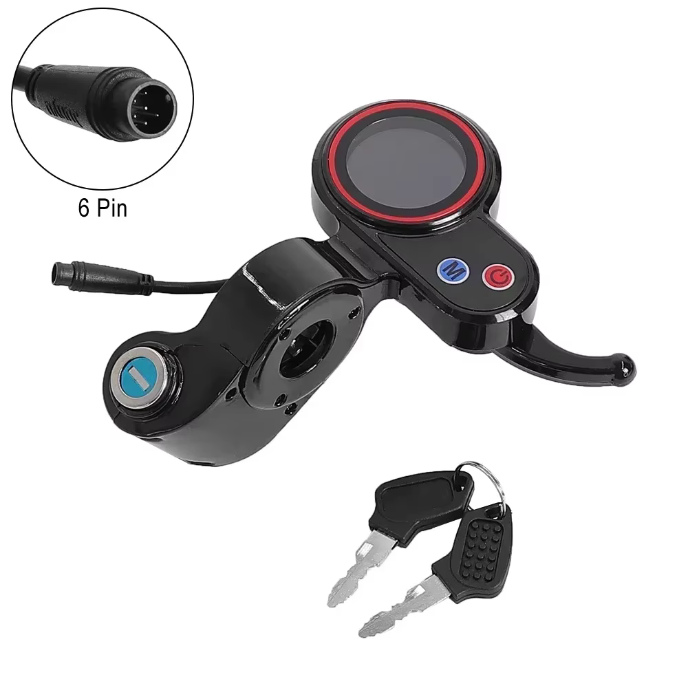 Écran LCD pour scooter électrique Hitway H5, 6 broches, affichage avec verrouillage, accessoires de