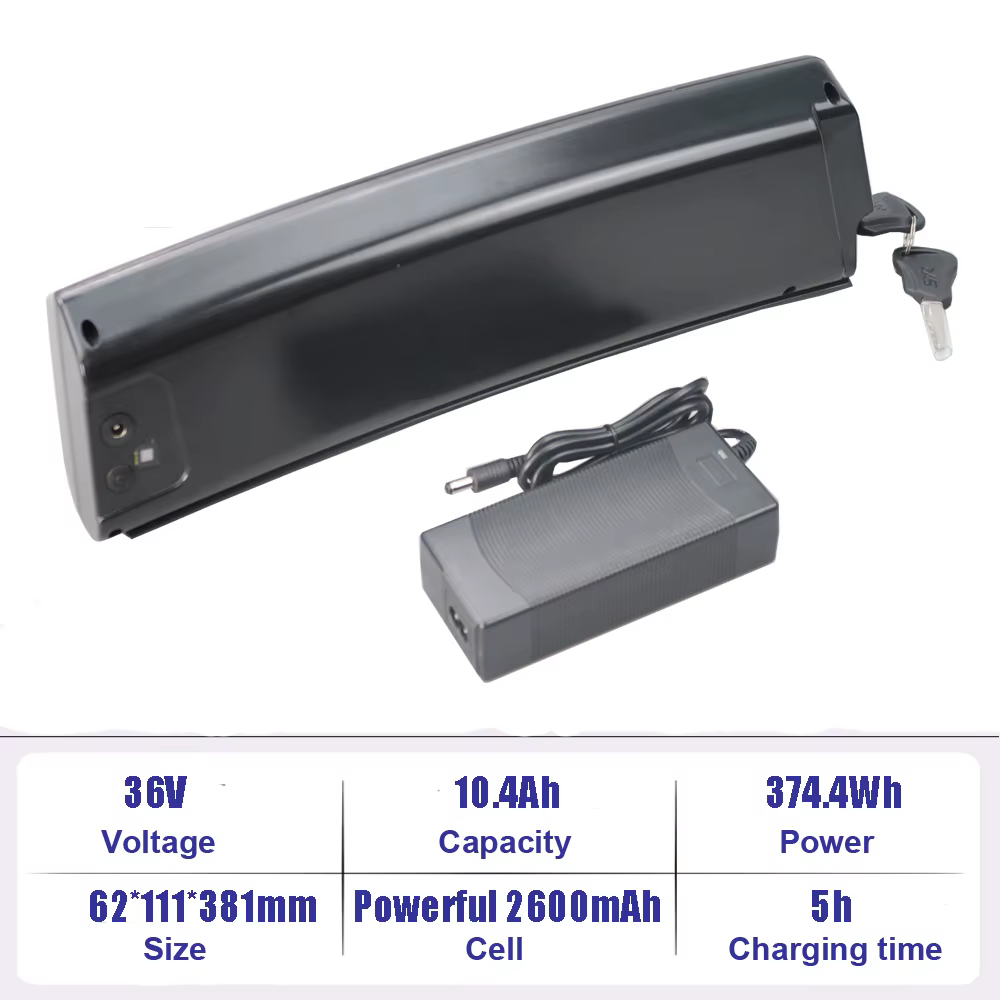 Batterie de vélo électrique pliant 36V 10.4Ah 48V 12.8Ah batterie Lithium-ion pour DUCATI Scrambler 