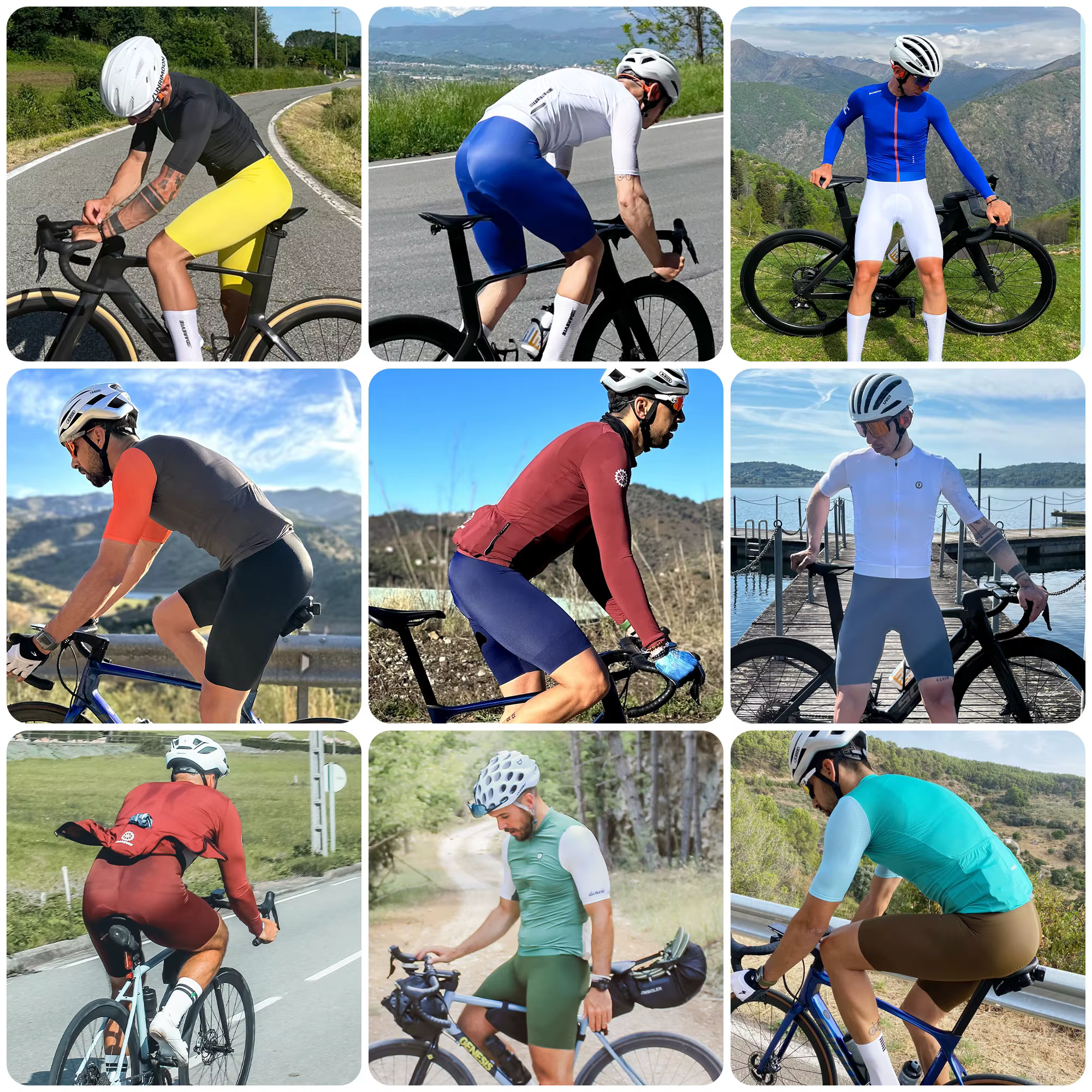 DAREVIE Short de cyclisme pour hommes et femmes, sans couture, niveau PRO 2.0, cuissard à bretelles
