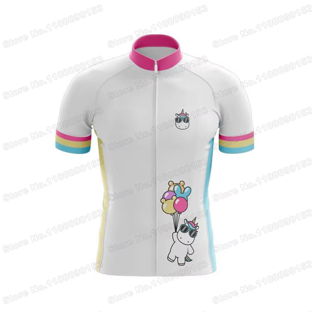 Maillot de Cyclisme Licorne populaire 2026,Vêtements de Cyclisme Bandes dessinées amusantes,Costume 