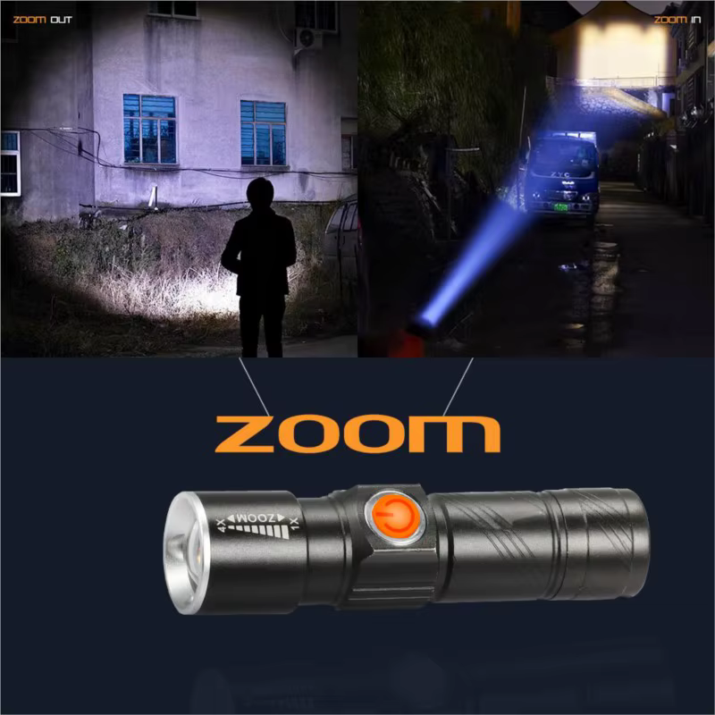 ZK30 3 in1 8000 Lumen vélo vélo lumière USB rechargeable LED étanche Super lumineux Zoom phare arriè