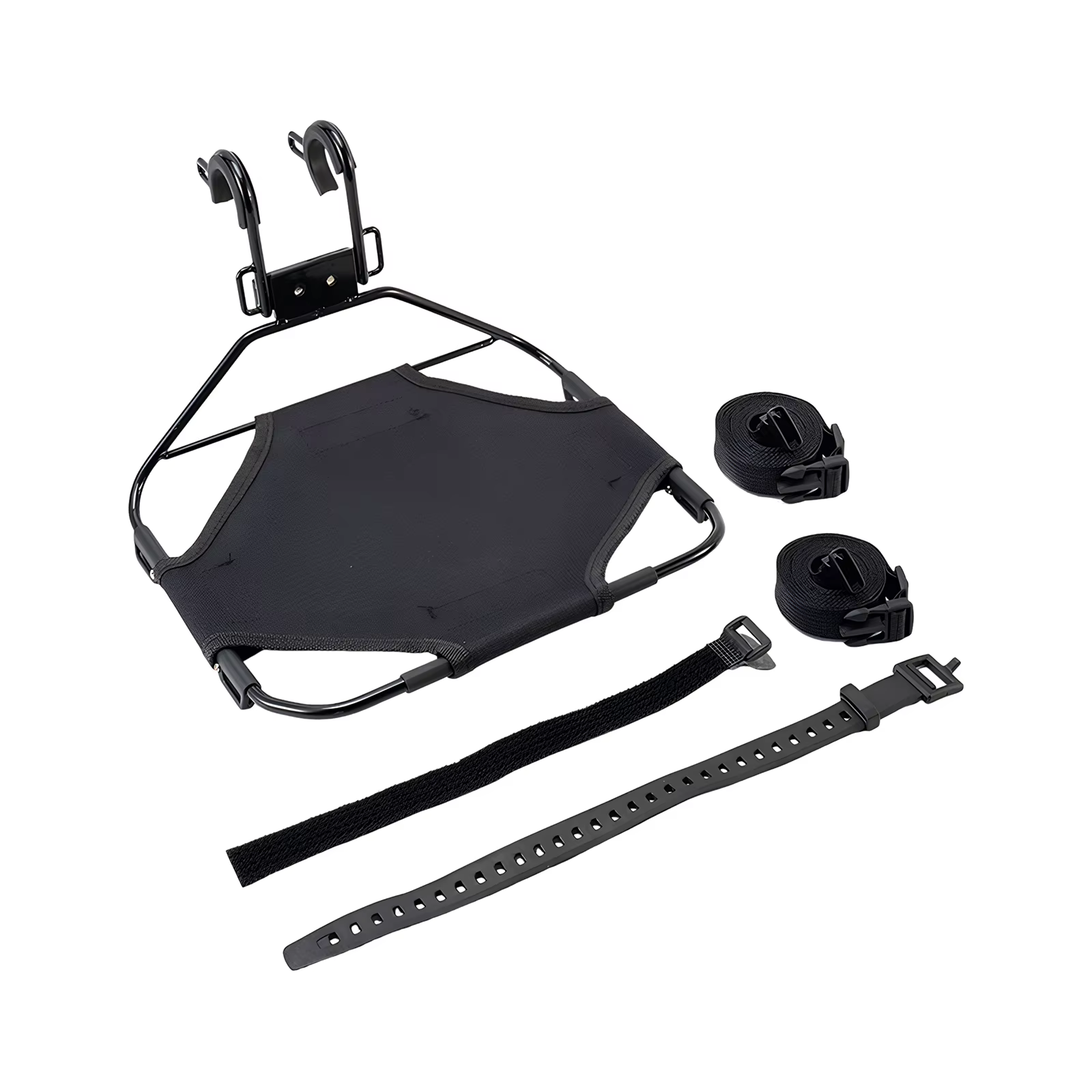 Porte-bagages avant pour vélo, capacité de 33 livres, étagère à bagages, support antidérapant, porte