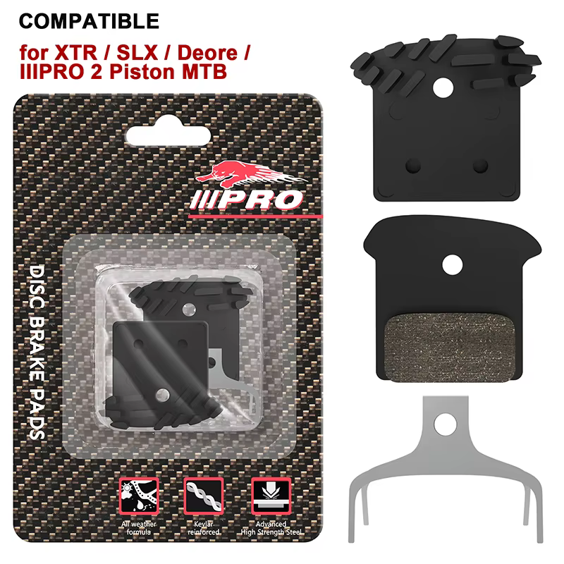 Plaquettes de frein de vélo IIIPRO, plaquettes de frein à disque hydraulique en céramique, résistant