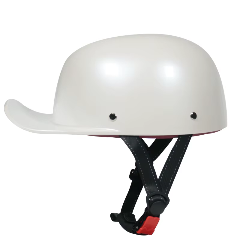 Casquette de Baseball pour moto, rétro, Vintage, pour hommes, femmes, enfants, Scooter, demi-visage,