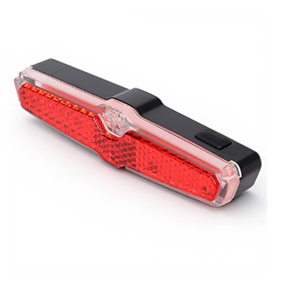 Porte-vélo avec feu arrière IPX5 étanche, détecteur de freinage, feu arrière de vélo rechargeable de