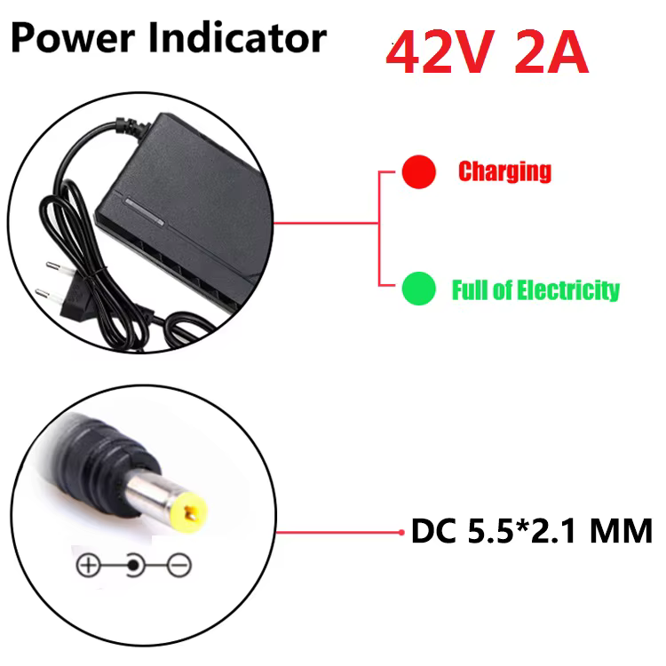 36V/48V/60V/72V 5A/2A chargeur Li-ion batterie chargeur de vélo électrique 42V/54.6V/67.2V/84V 5A /2