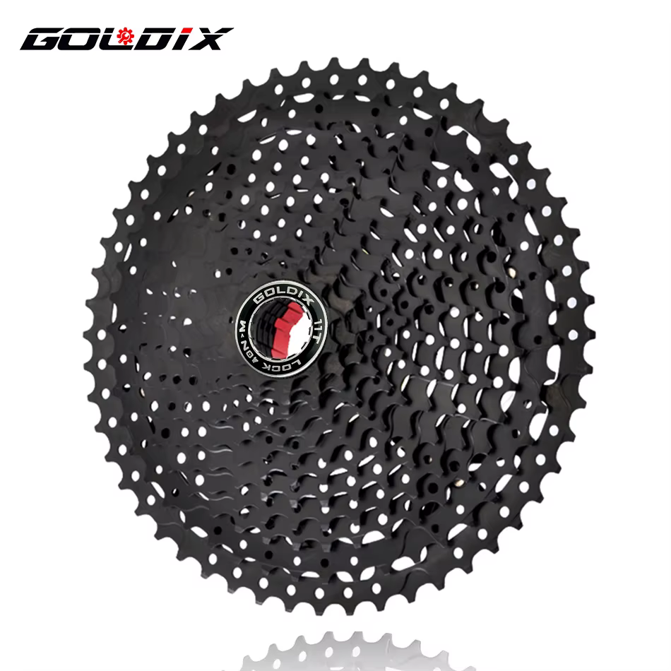GOLDIX-Pignon de roue libre de vélo pour Shimano, VTT noir, 8, 9, 10, 11/12 vitesses, 40, 42, 46, 50