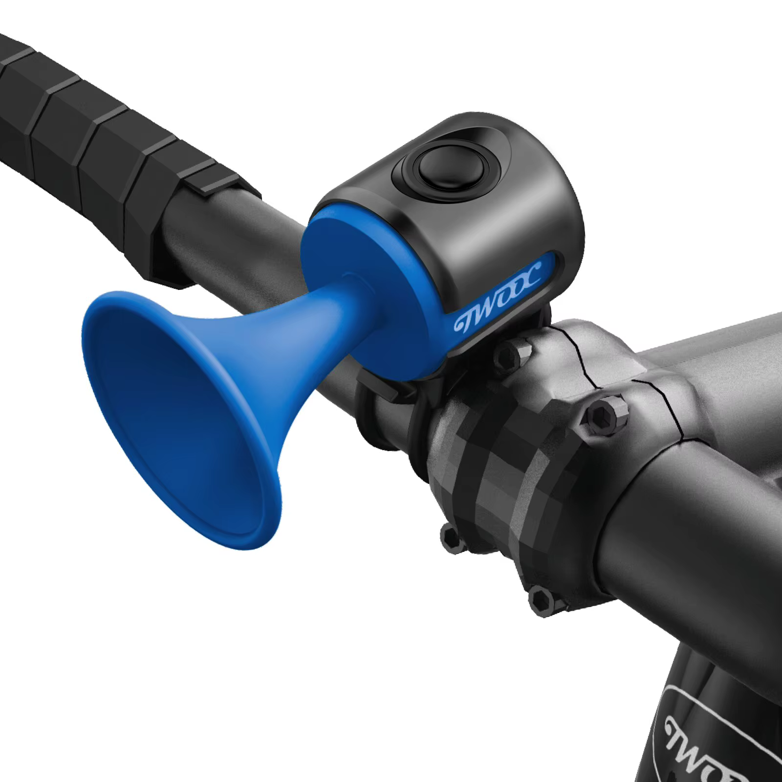 TWOOC Vélo Électronique Klaxon Fort Avertissement Son CR2032 Batterie 120dB IPX4 Étanche Adapté pour