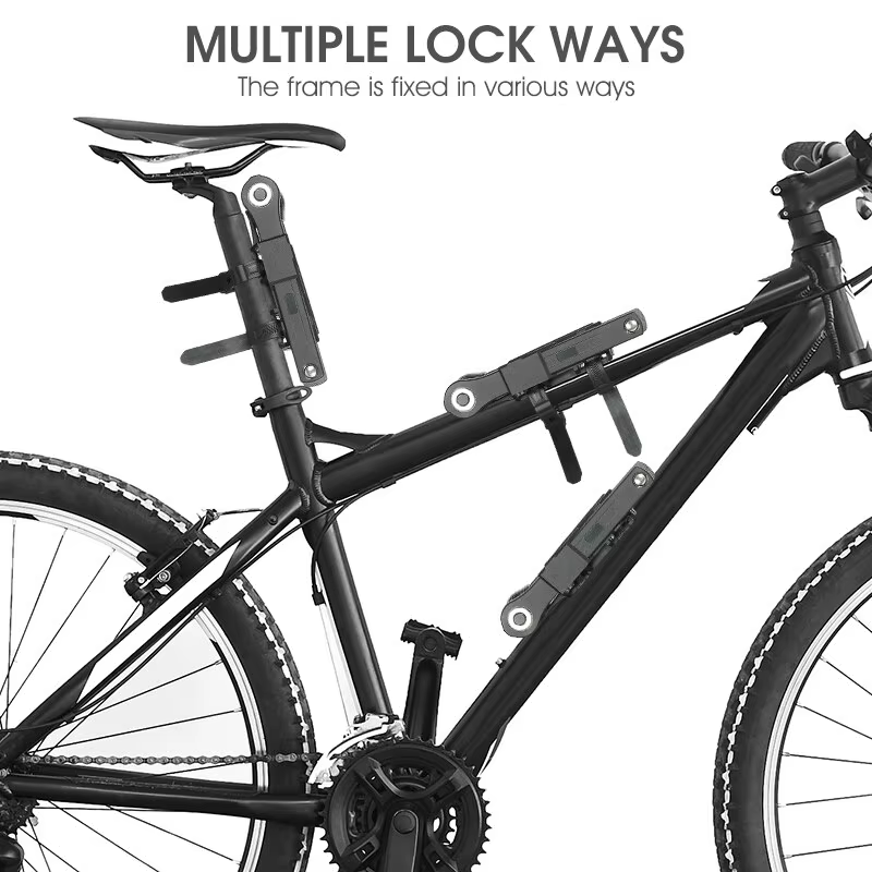 WEST VÉLO Vélo Pliant Chaîne Serrure Anti Vol Combinaison Serrure Heavy Duty Sécurité Moto VTT Route