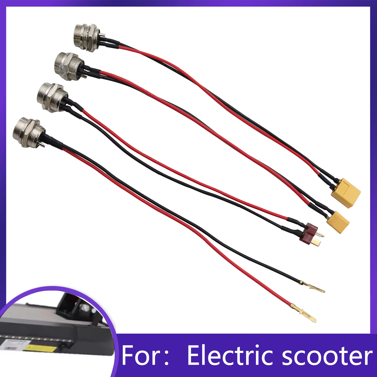 Port de charge pour scooter électrique Speedual, prise de courant, GX16, compte 60, compte 30, 3 bro