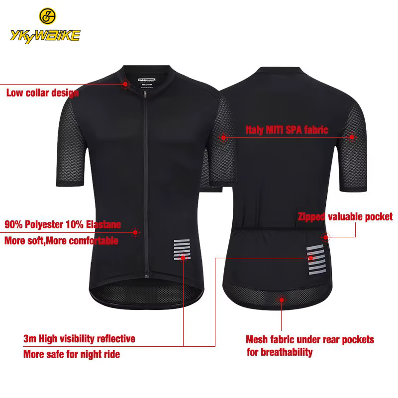 Maillot de Cyclisme à Manches Courtes pour Homme, Vêtement d'Été pour VTT, Descente, Équipe Pro, VTT