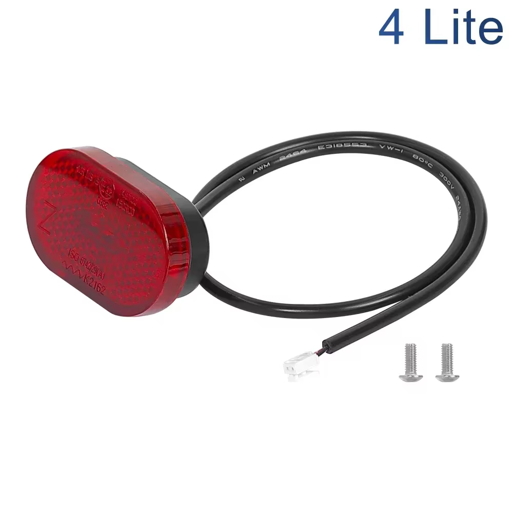 Scooter Taillight Rear Brake Lights for Xiaomi 4 Lite/4 Ultra/4 Go Electric Scooter Mudguard Warning