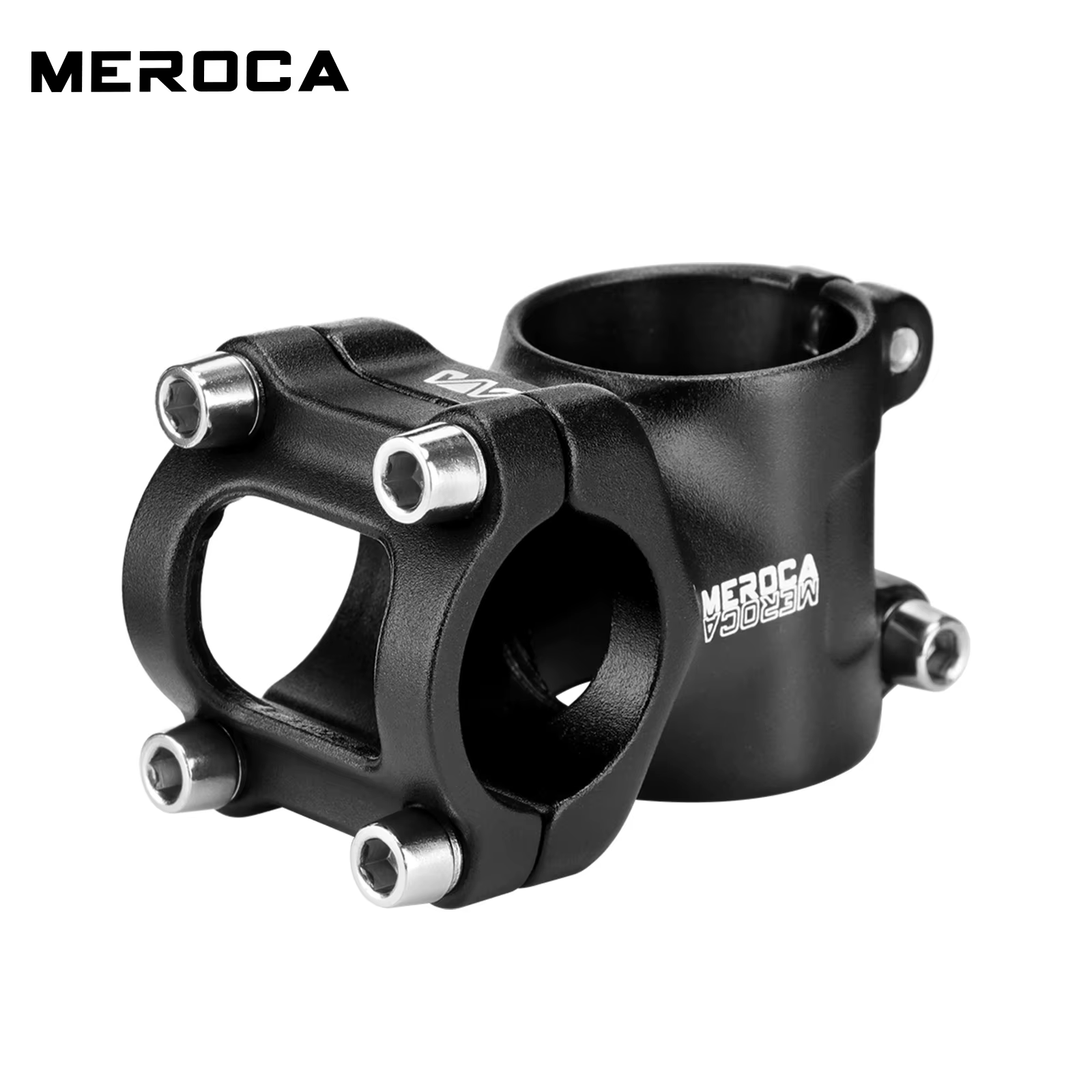 Potence de vélo MEROCA MTB 35 mm, potence courte pour VTT et vélo de route 25,4 x 28,6 pour vélo d'é
