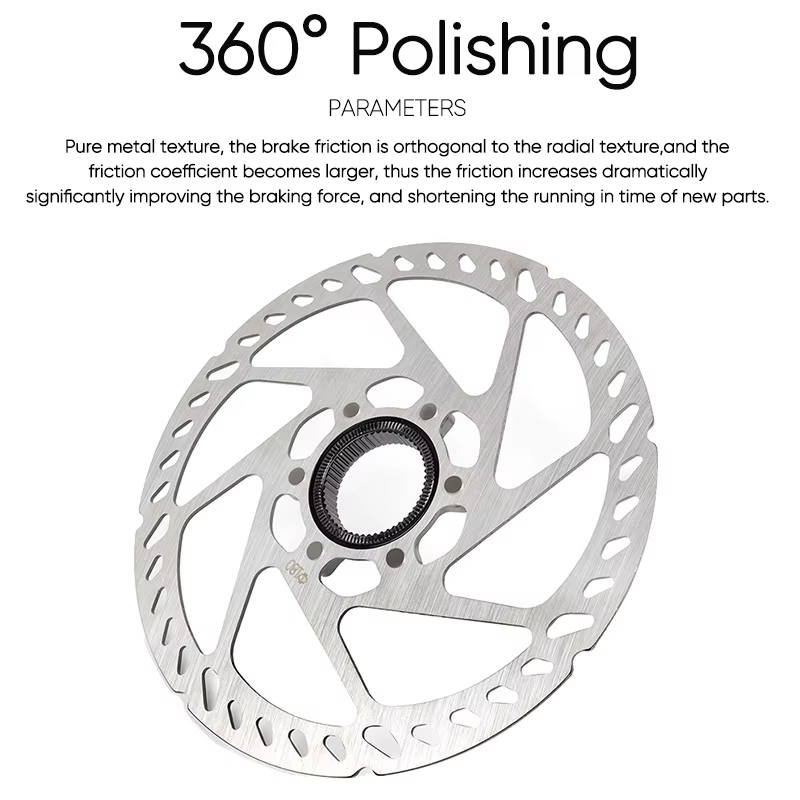 Rotor de verrouillage central de vélo 160mm 180mm 203mm, Rotor de verrouillage central de vélo de ro