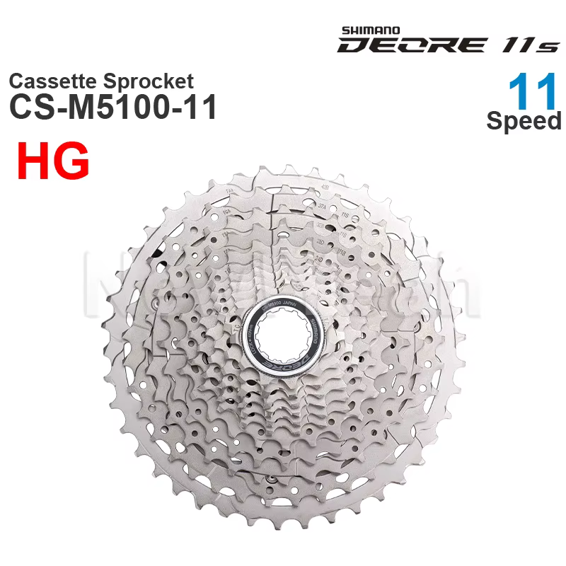 WinterMANO DEORE CS-M5100 11v Cassette Pignon-11 Vitesses-HYPERGLIDE pour VTT Vélo Pièces D'origine