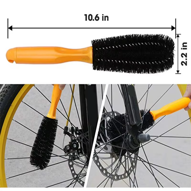 Ensemble de nettoyage de chaîne de vélo, Kit de nettoyage de vélo, outil de nettoyage de cyclisme en