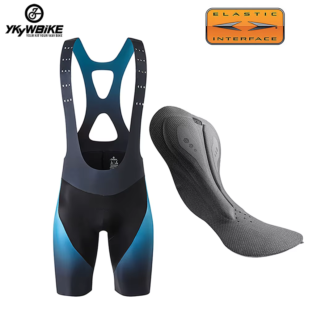 Ykywbike Cuissard de cyclisme pour homme Cuissard de vélo sans couture 7 heures de vélo de route Rem