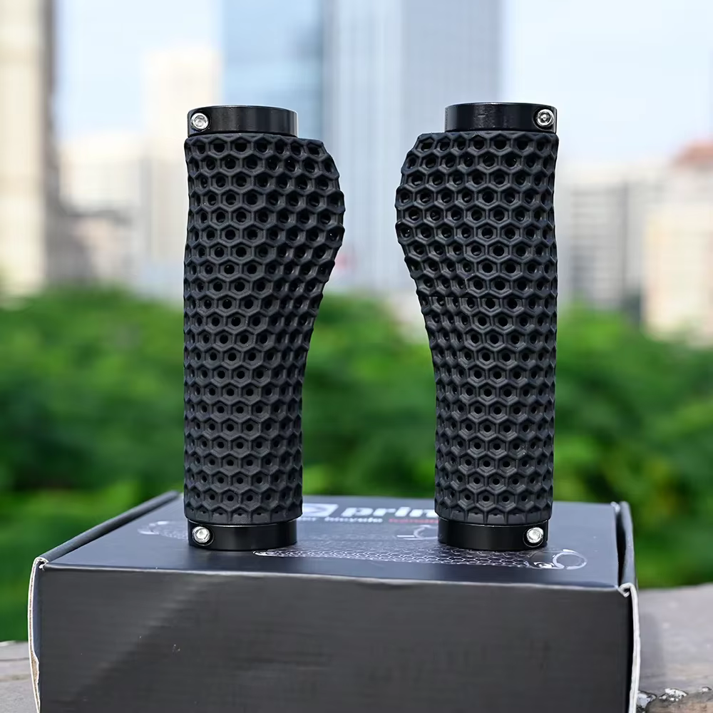 Poignées de guidon GOLDIX MTB, impression 3D, nid d'abeilles, poignée de guidon de vélo, verrouillag