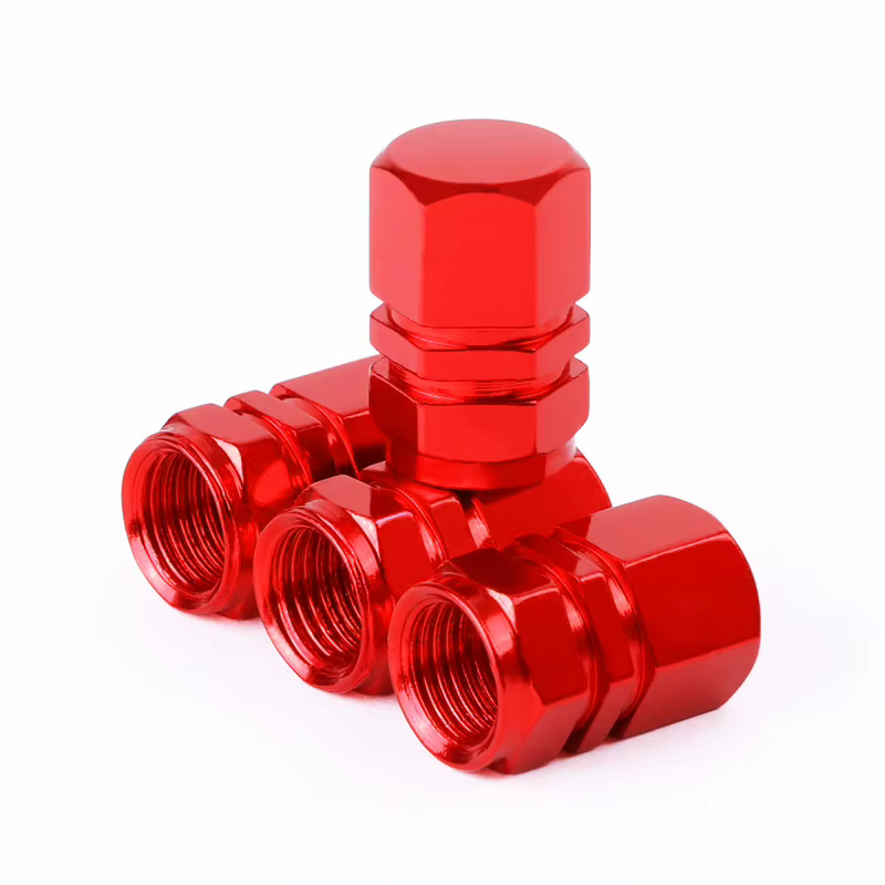 Bouchons de Valve de vélo en alliage d'aluminium, 4 pièces, bouchons de Valve Schrader pour motos, c