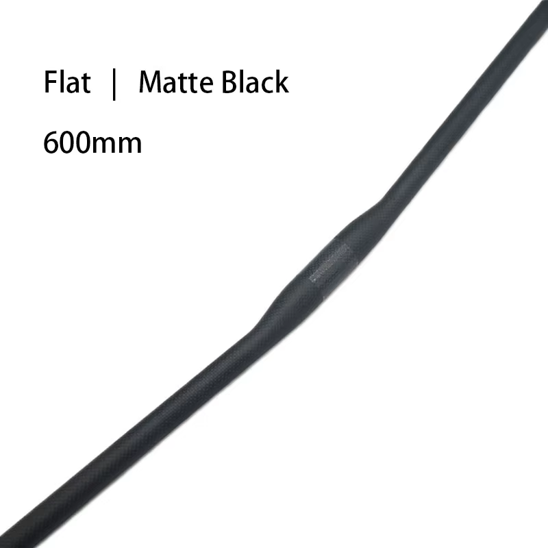 Guidon de vélo de montagne en carbone 3k en forme d'hirondelle, 31.8x600-780mm, pour le divertisseme