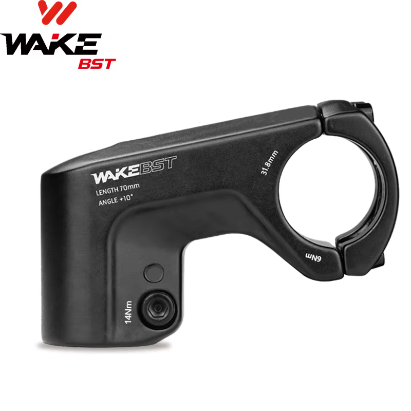 Wake-Adaptateur de potence de vélo de montagne, accessoires de vélo résistants, 10, 70mm, VTT, BMX, 