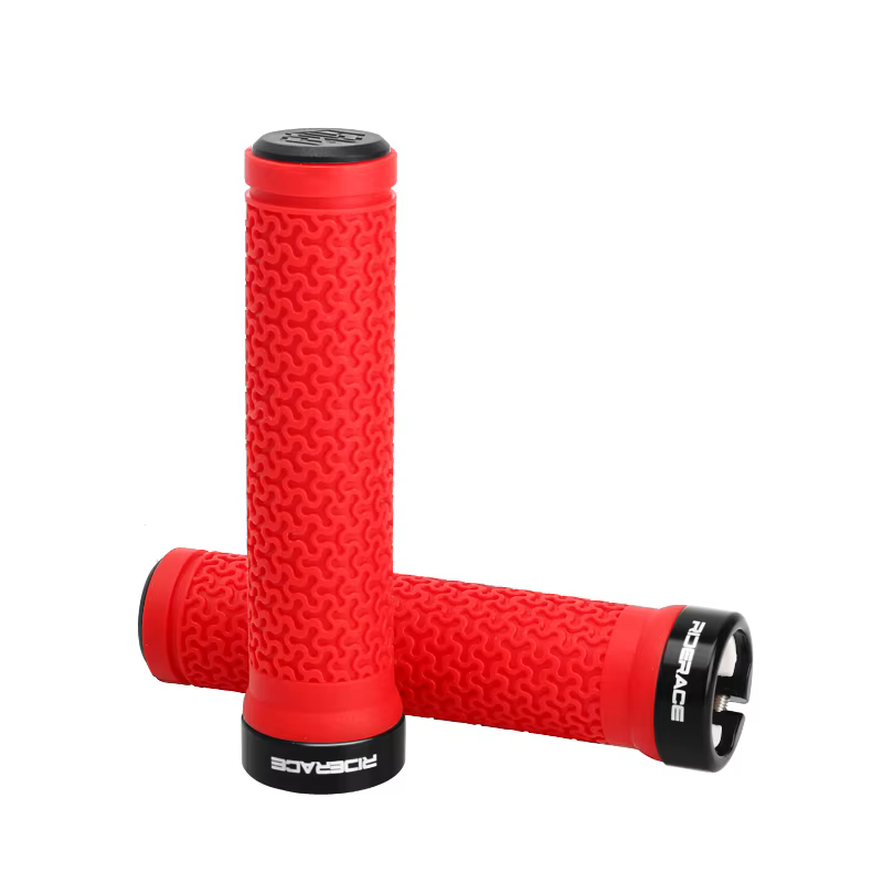 Poignées de guidon de vélo antidérapantes, en caoutchouc souple, pour vtt, bouchon de guidon à verro