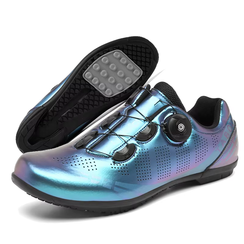 Chaussures de cyclisme sur route ultralégères pour hommes, baskets de VTT respirantes, autobloquante