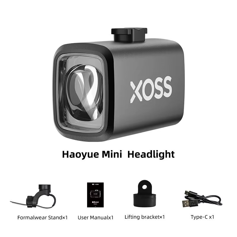 XOSS nouveau Haoyue Mini feu avant de vélo 1000 Lumens étanche en alliage d'aluminium Rechargeable,
