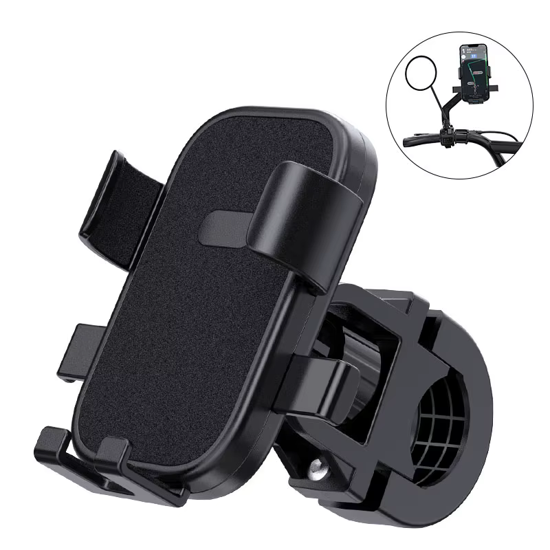 Support de téléphone antidérapant 360 °   Support de téléphone de vélo rotatif et réglable pour le c