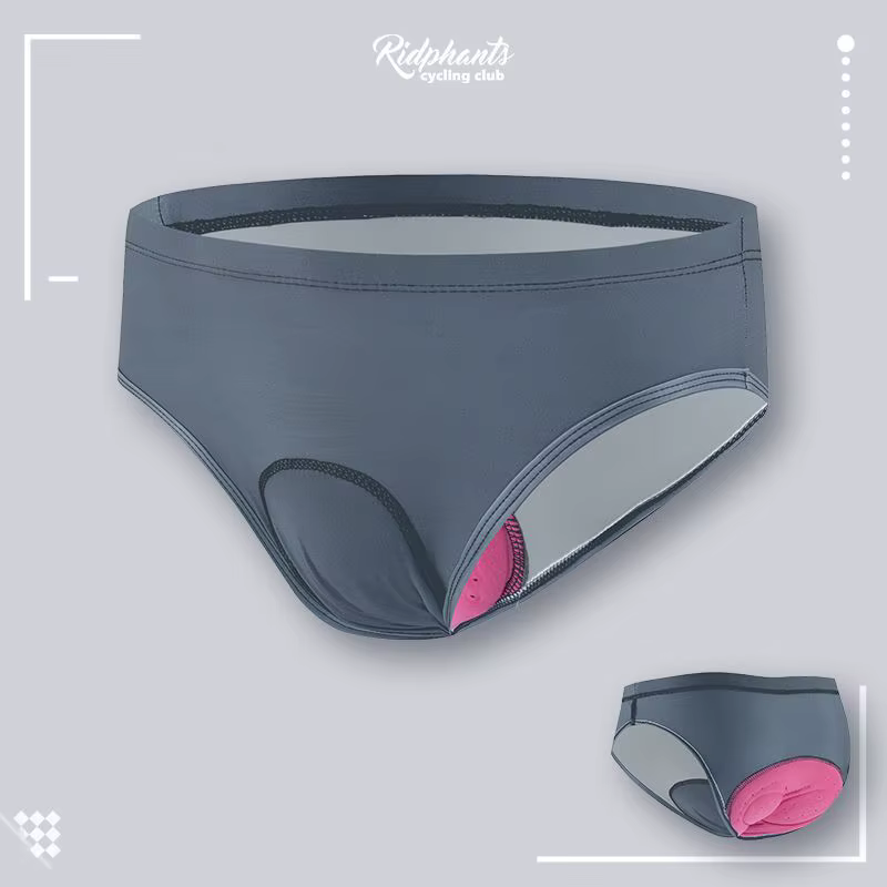 Sous-vêtements de cyclisme pour femmes avec coussin en silicone pour évacuer l'humidité, respirants,