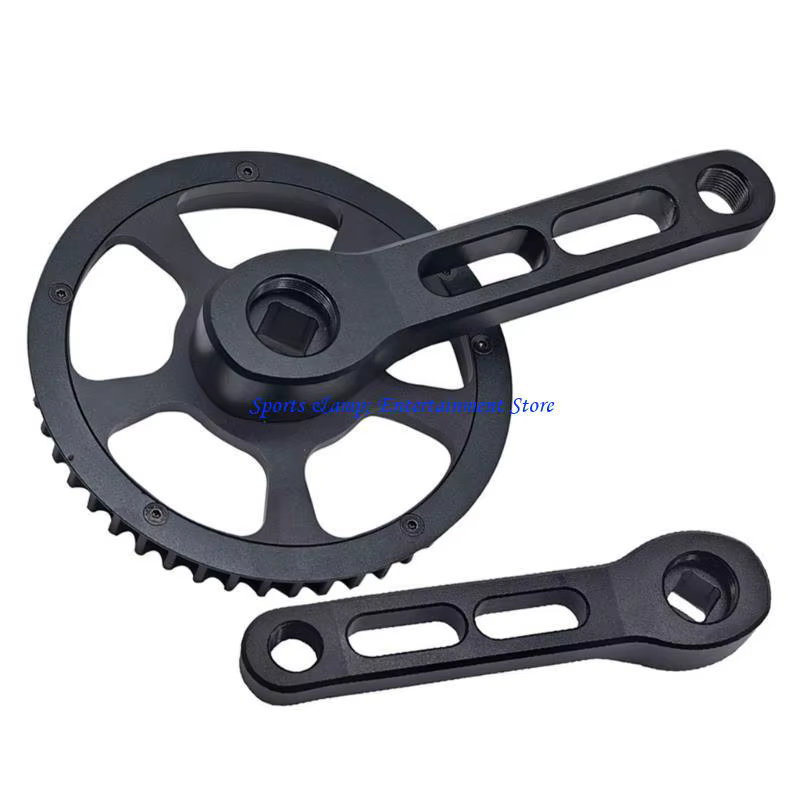 G7NF 46T 120mm pédalier trou carré pignon manivelle pour vélos montagne pédalier, vélo pliant manive