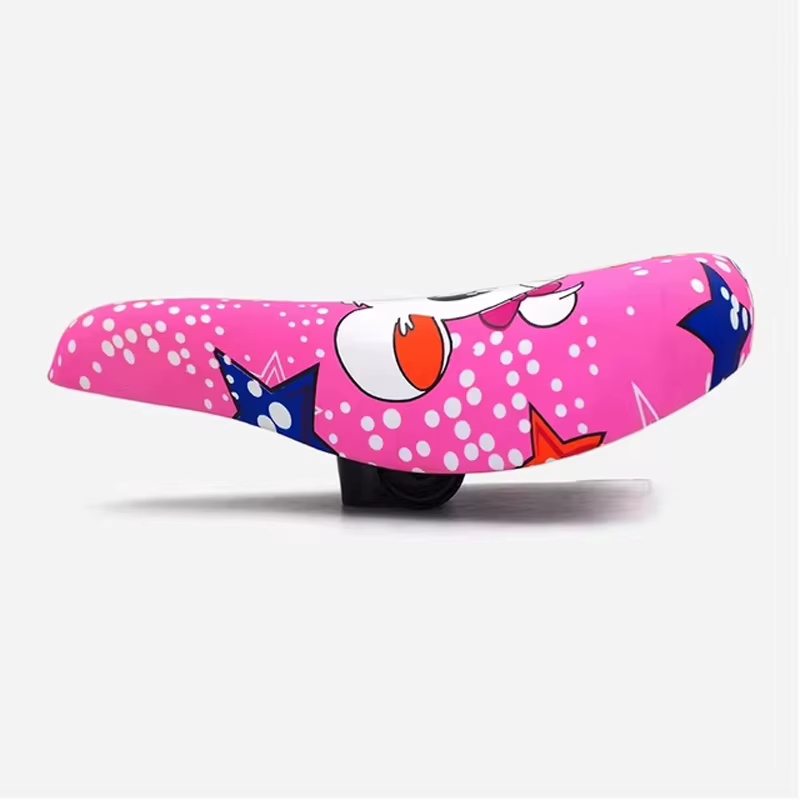 Selle de vélo confortable pour enfants, selle de vélo rose adaptée aux vélos pour enfants, pièces de