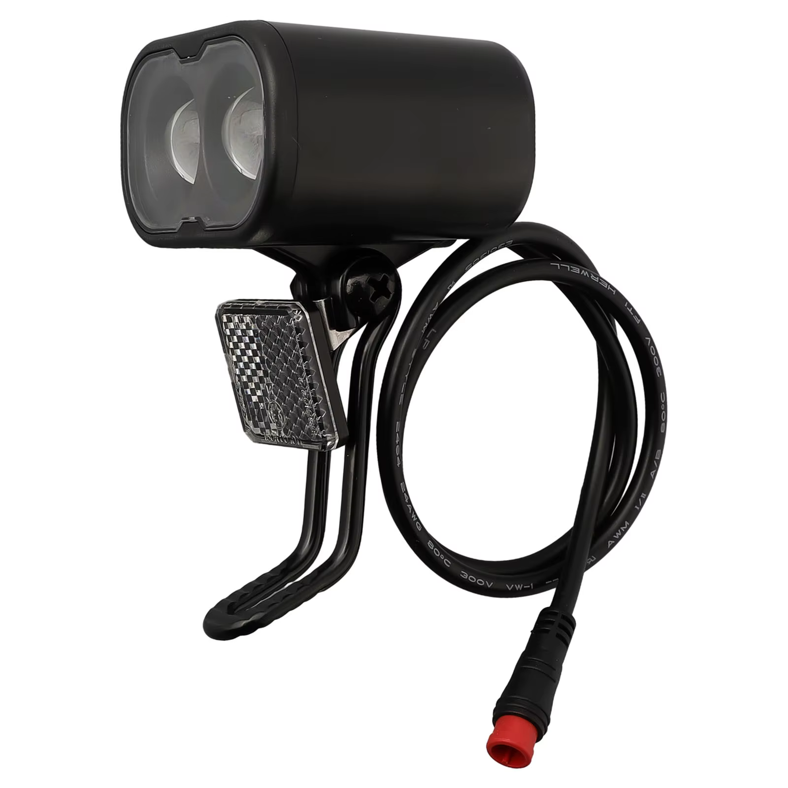 Phare de vélo avec batterie au Lithium 12-48V, 2 broches, éclairage de vélo, étanche, accessoires de