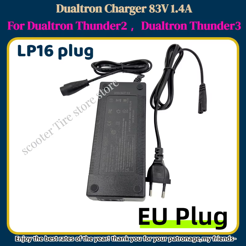 Chargeur Original Minimotors Dualtron 83V 1.5A (Connecteur LP) pour trottinettes électriques Dualtro