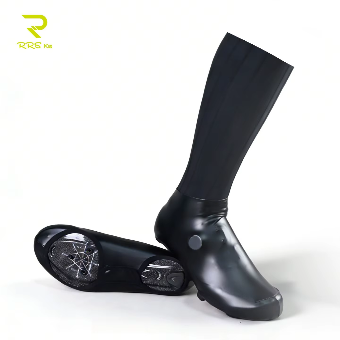 Couvre-chaussures de cyclisme aérodynamiques, légers, élastiques, en PU, coupe-vent, imperméables, p