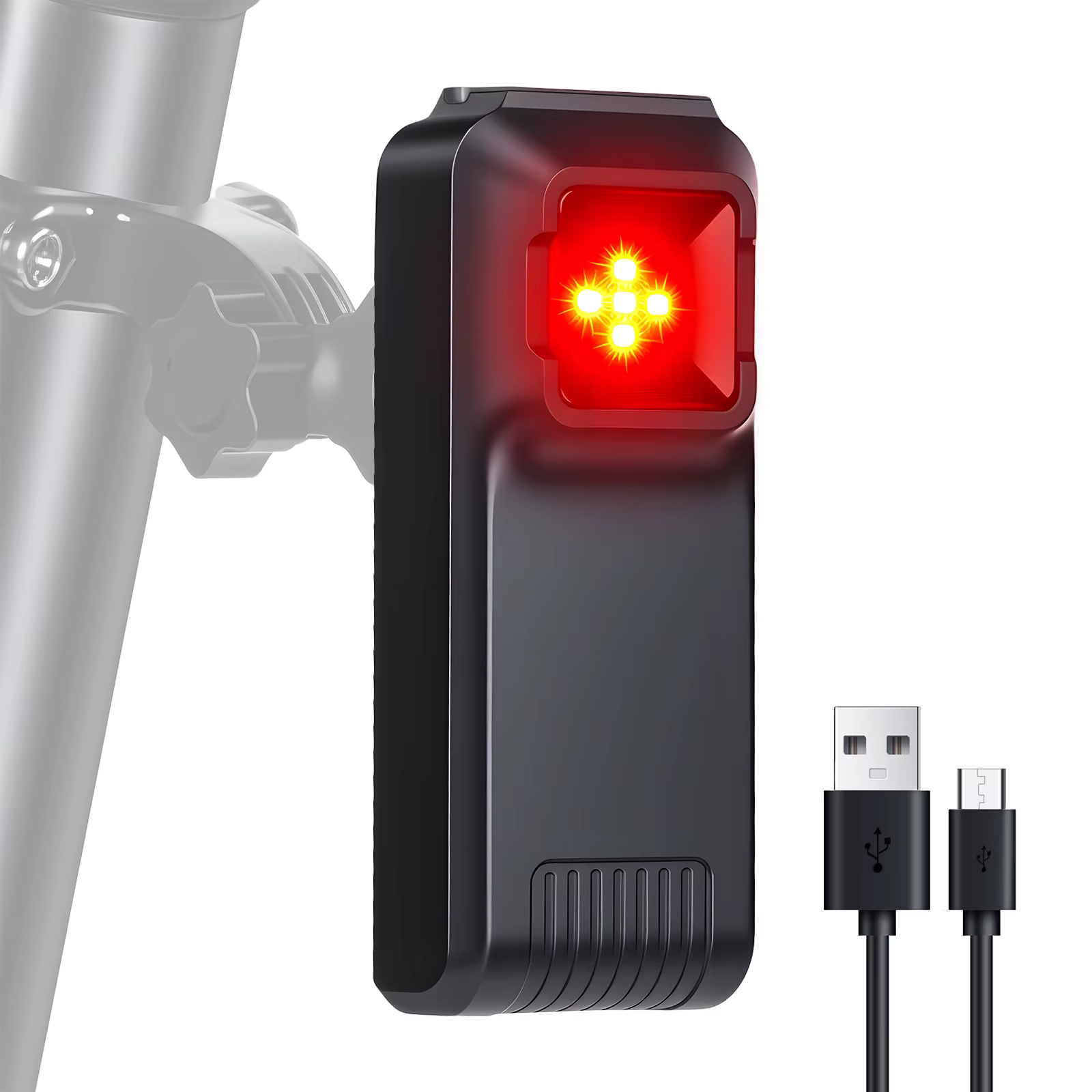 Camaroca W100 vélo rétroviseur Radar cyclisme feu arrière frein détection lampe selle tige de selle 