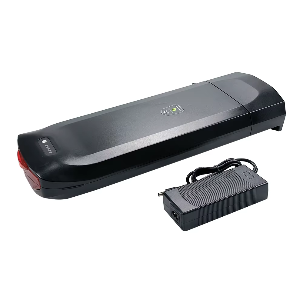 Batterie de vélo électrique 36V pour porte-bagages arrière de vélo de ville, 8.7Ah 10Ah 12.8Ah 13Ah 