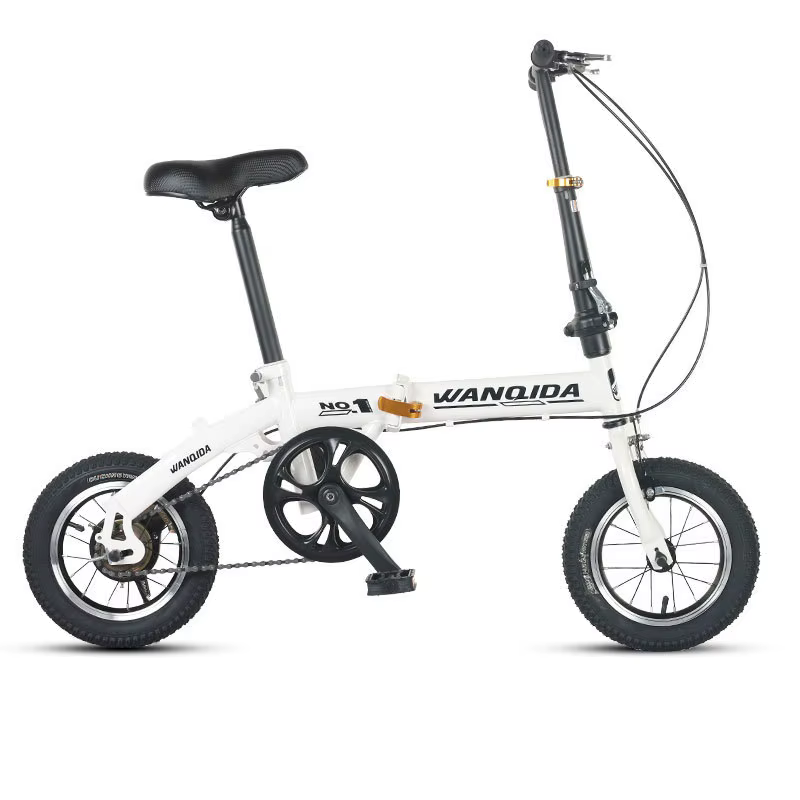 12 petits vélos de cyclisme de ville, Mini vélo pliant pour étudiants masculins et féminins, freins