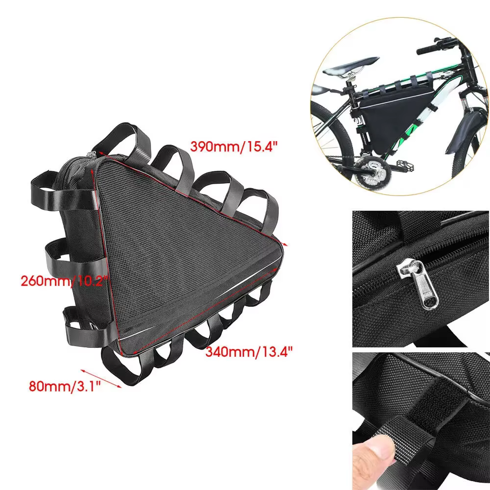 Sac triangulaire pour cadre de vélo de montagne électrique, étui à batterie Ion Eddie, 34cm, 41cm, 5