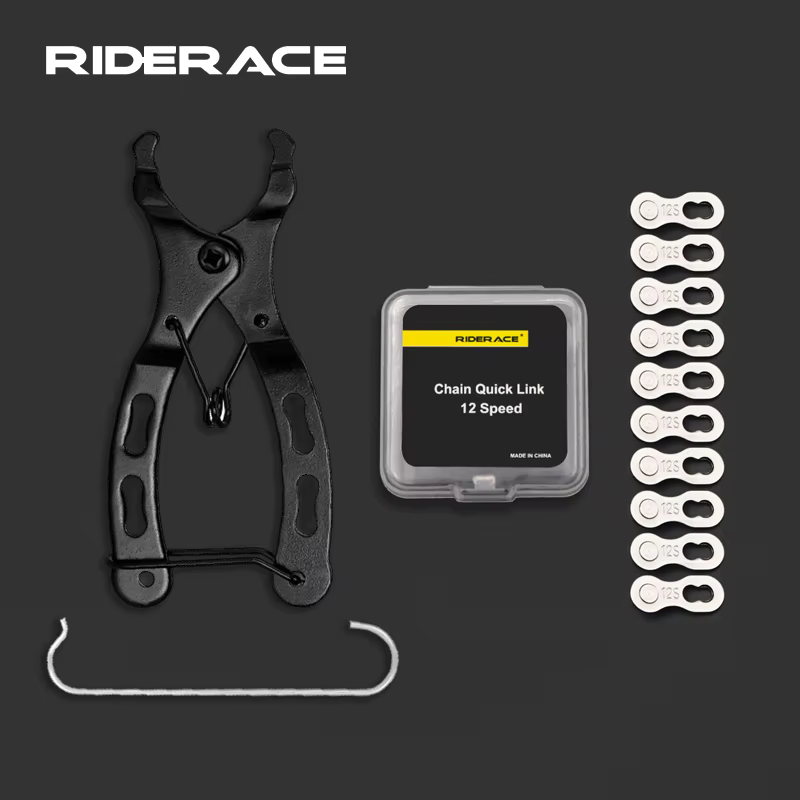 Joints de connecteur de maillon de chaîne de vélo, boutons magiques, pince à boucle de vérificateur 