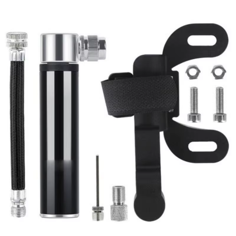 Mini pompe à vélo Portable en alliage d'aluminium, pompe à Air manuelle, gonfleur de pneus à bille, 