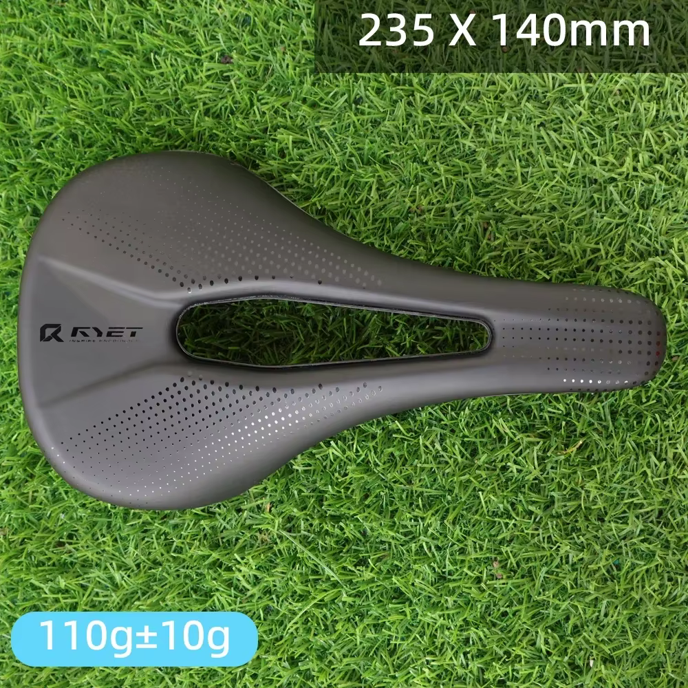RYET vélo selle en carbone 3D selle imprimée 140mm 7x9mm Rail rond super léger route vtt course vélo