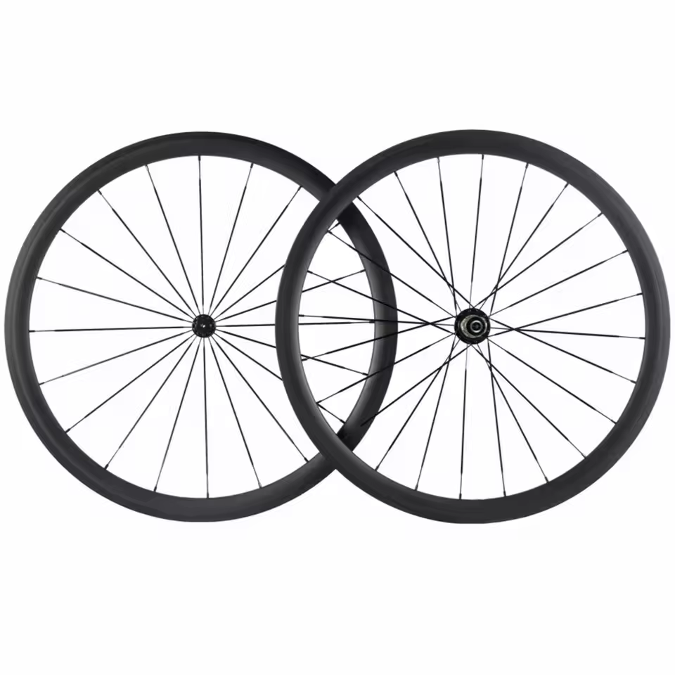 Ventes d'usine 700C paire de roues en carbone 38mm 50mm 60mm 88mm roues de vélo en carbone pneu jant