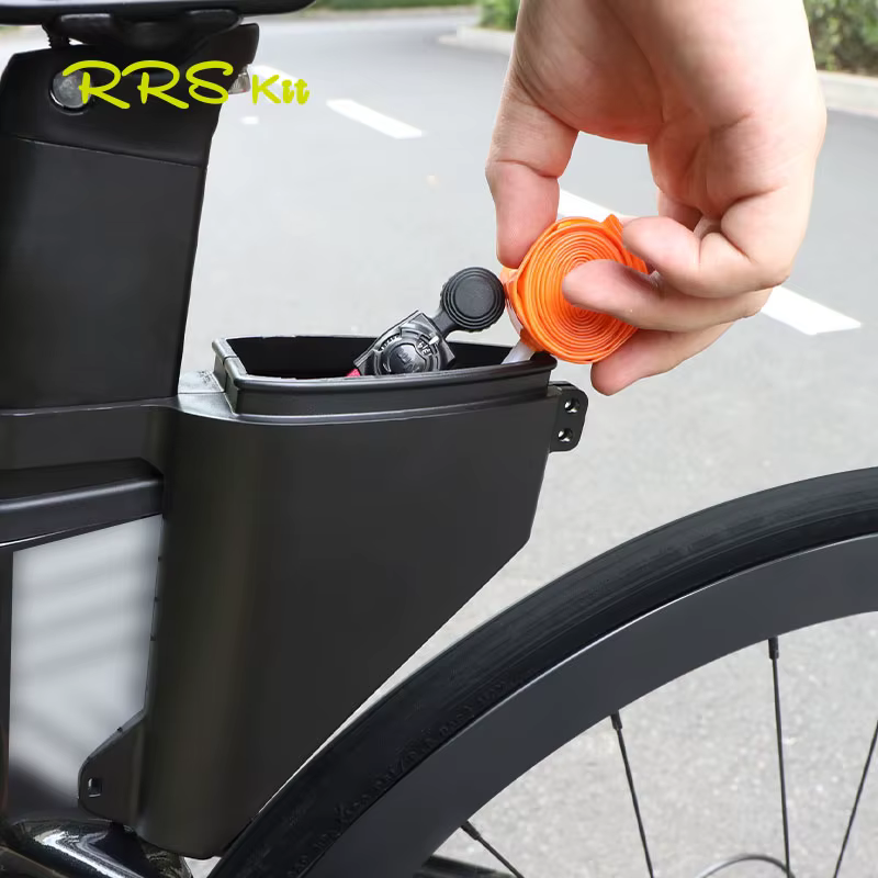 Rrskit – sac de rangement pour Tube de selle de vélo de route, coque rigide, étanche, absorbant les 