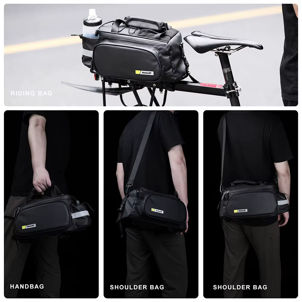 Rhinowalk Vélo Rack Sac Route VTT Vélo Porte Sac Coffre Pannier Vélo Multifonctionnel Grande Capacit