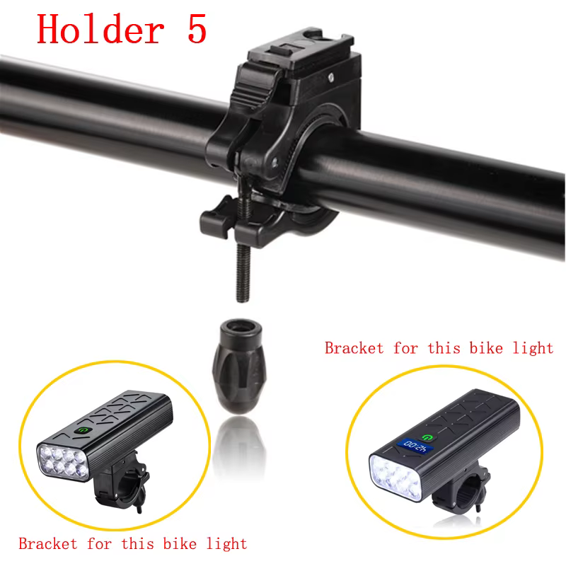Support de lumière de vélo, 1 pièce, Support de lampe de vélo, accessoires de vélo, Rotation à 360 d