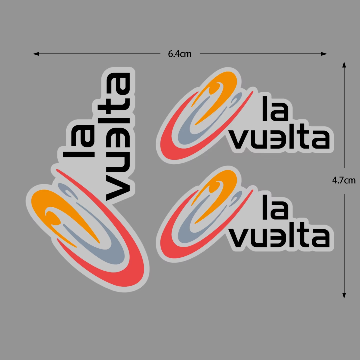 Autocollants de course cycliste 3D UV pour vélos de route