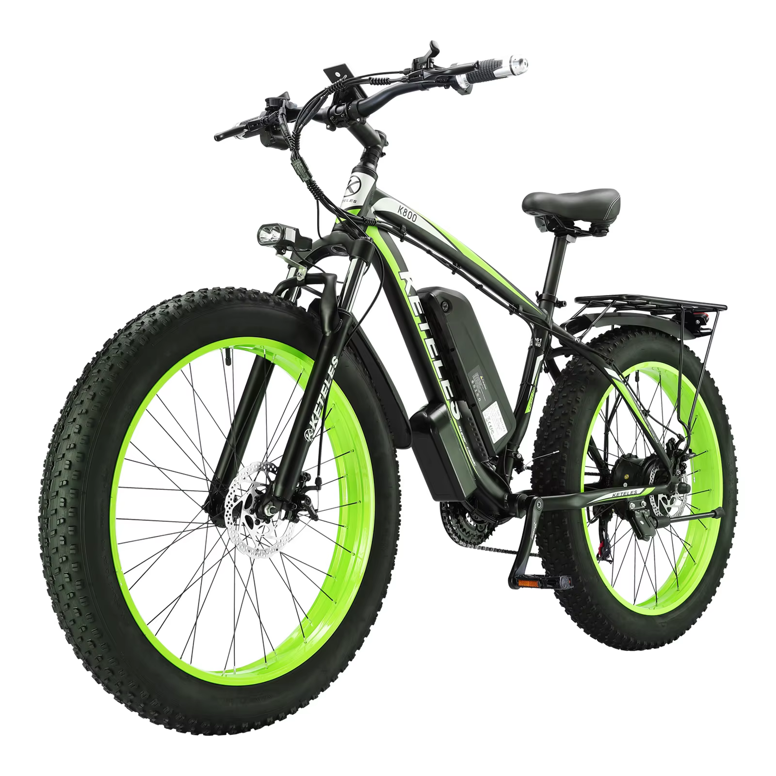 EllTELES-Vélo Électrique K800 de Haute Qualité, 1000W, 13Ah, 27MPH, Livraison Rapide